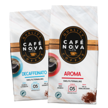 Café Nova snelfiltermaling